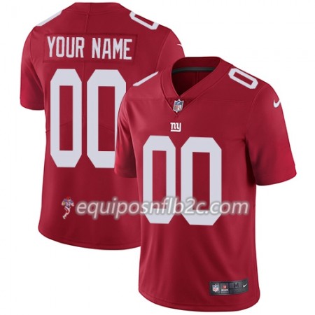Camiseta Hombre NFL New York Giants Personalizar Rojo